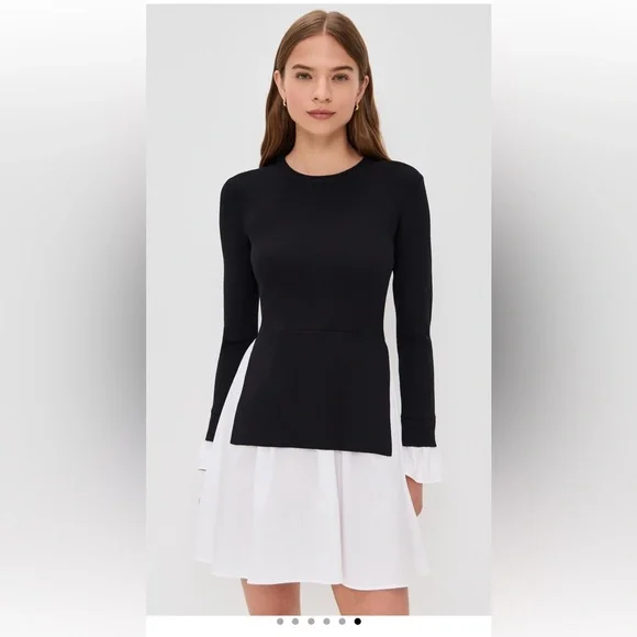 ENGLISH FACTORY Knit Combo Dress - Picture 4 of 12